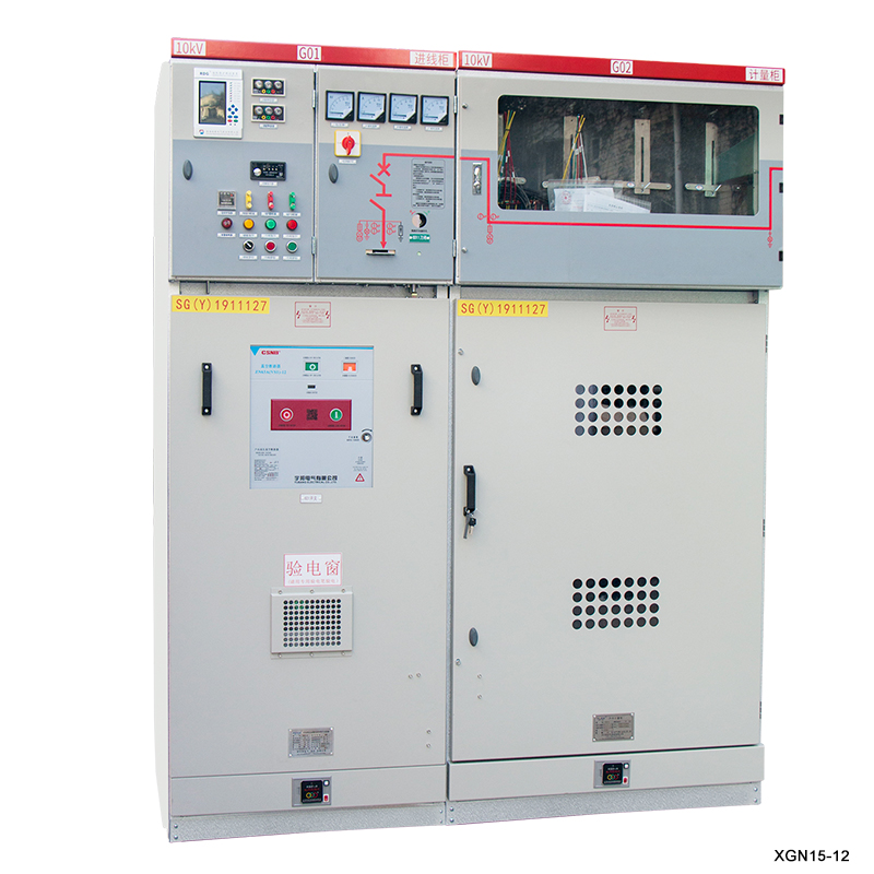 OEM ODM 11KV - 45KV højspændingsmetal lukket SF6 gasisoleret ring hovedenhed RMU switchgear